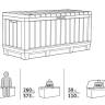 Сундук Кенвуд (KENTWOOD STORAGE BOX) 350л, графит