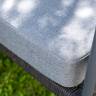 "Диего" лаунж-зона 4-местная плетеная из роупа (веревки), каркас алюминиевый темно-серый, роуп темно-серый "Диего" лаунж-зона 4-местная плетеная из роупа (веревки), каркас алюминиевый темно-серый, роуп темно-серый