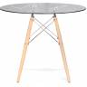 PT-151 80х80х76 clear glass / wood PT-151 80х80х76 clear glass / wood